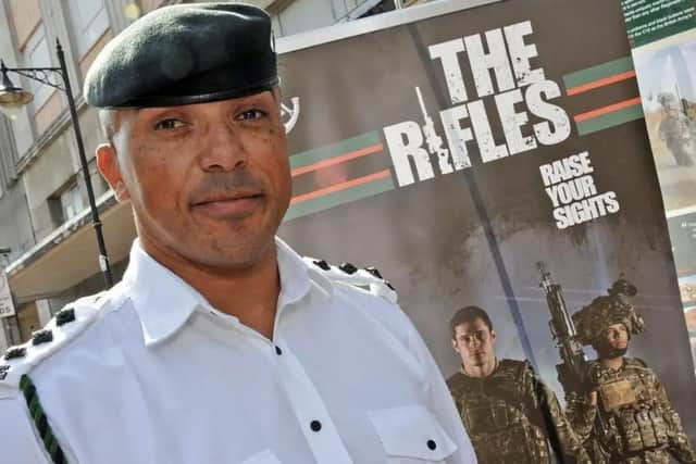 Captain Gary Case, who died in 2019, was described as a 'legend in the Rifles' by friend, Stuart Chamberlain.