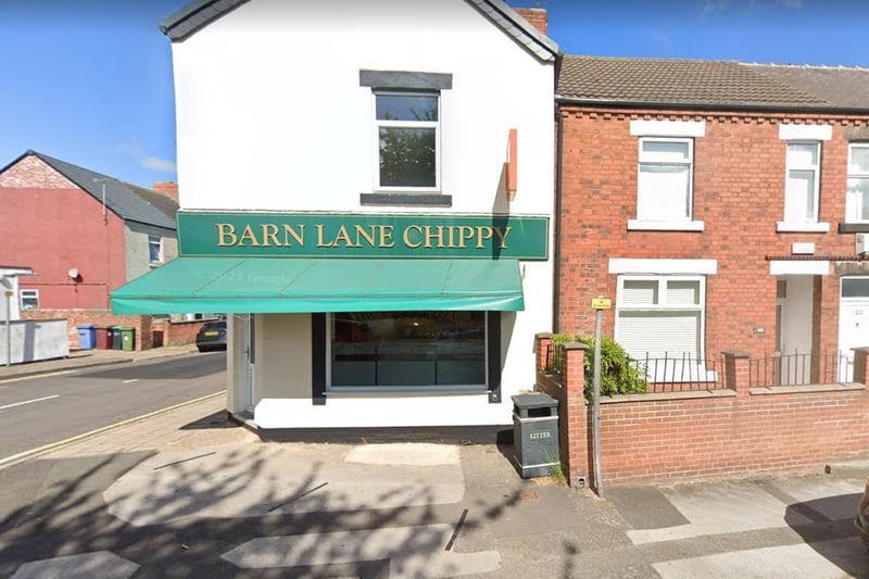 Barn Lane Chippy on Crown Street, Mansfield. Last inspected on February 3, 2023.