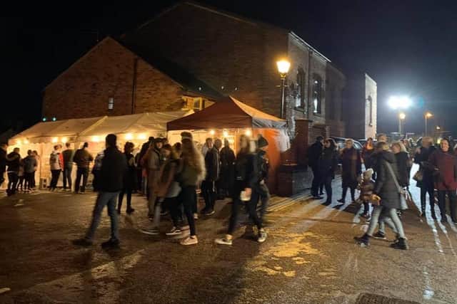 An image captured at the lights switch-on event back in 2019.