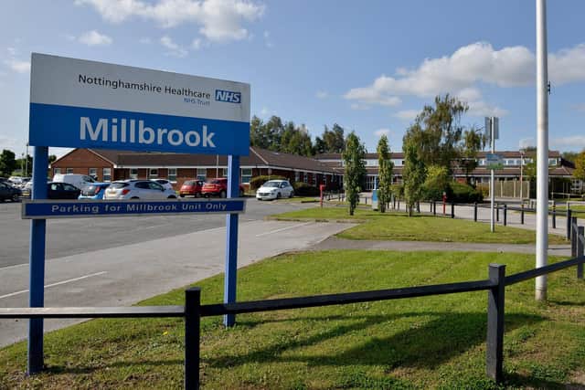 The Millbrook mental health unit, run by the trust at King's Mill Hospital in Sutton.