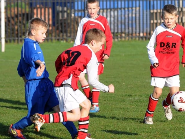 Shirebrook Rangers U10s v Welbeck Welfare Reds in 2011