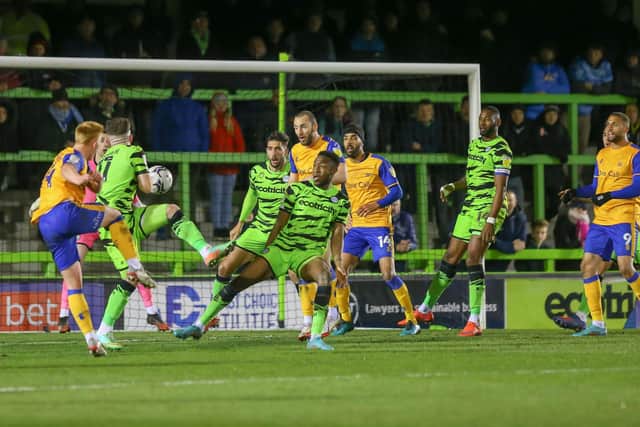 Matty Longstaff takes a shot on goal. Photo by: Chris Holloway/The Bigger Picture.media