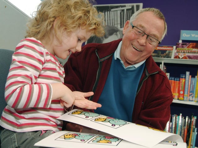 Share a good book or enjoy craft activities at Mansfield Woodhouse Library. Events over October half term include a story detectives theatre event on Friday October 24. For booking and further informationabout all the October half term events call 01623 677 200. Pictured Warsop Grandad Douglas Haywood aged 73 is pictured with his Grandaughter Ellie Haywood aged 5 in the Childrens Library.