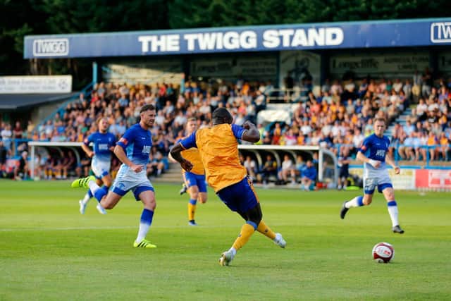 Stags action from Matlock Town - Picture by Chris Holloway@ The Bigger Picture.media.