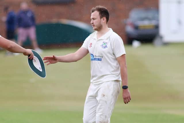 George Scottorn took five wickets for Kimberley in their win over Mansfield Hosiery Mills. Photo: Submitted