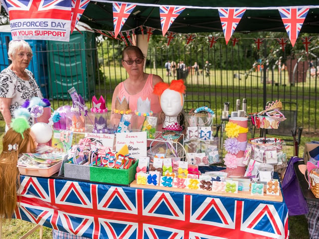 Dozens of stalls delighted guests.
