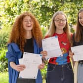Friends Grace Broker, Libby Bales and Evie Ratcliffe received their results at the Kimberley School today.
