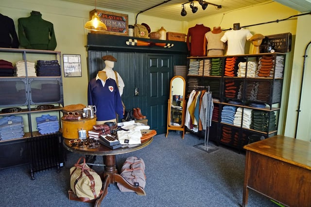 The retailer offers a range of men's clothes and accessories with a 1930s-style.