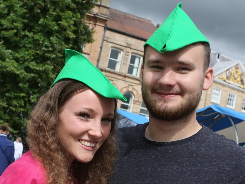 Bronwyn Price and Jonathan Lancaster, Mansfield Market Place.