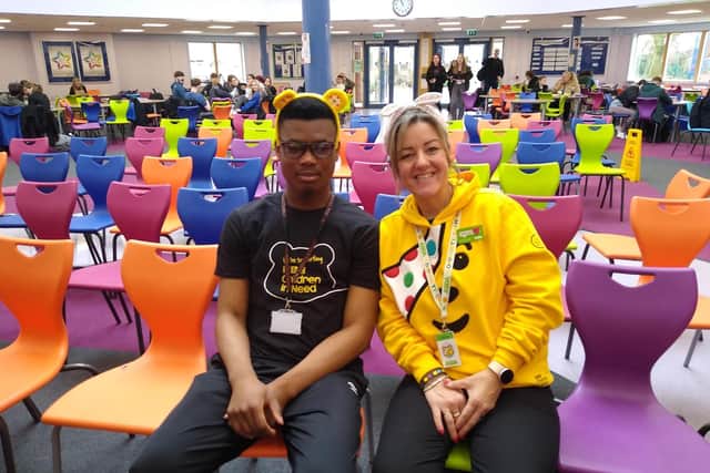 Ashfield Post 16 Centre students had a fundraising event for Children in Need