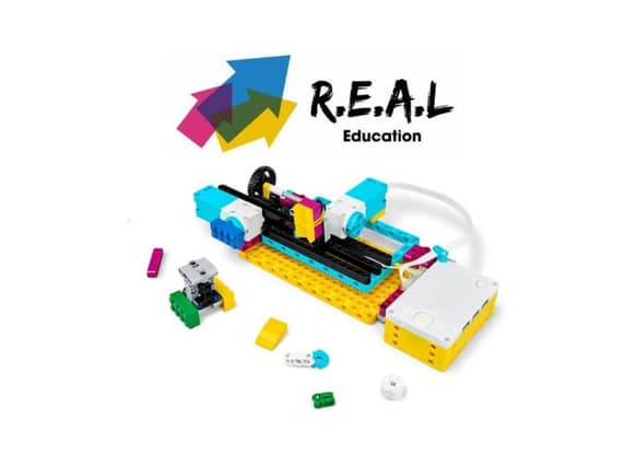 LEGO robot created by R.E.A.L. Education learners.