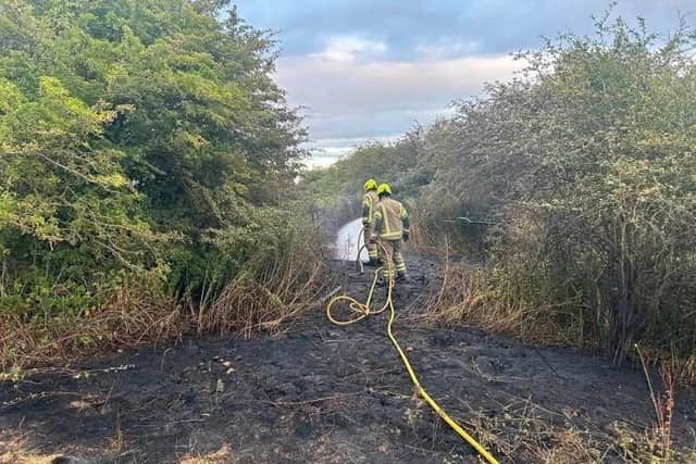 Firefighters have been battling a surge of wildfires in the wake of the heatwave