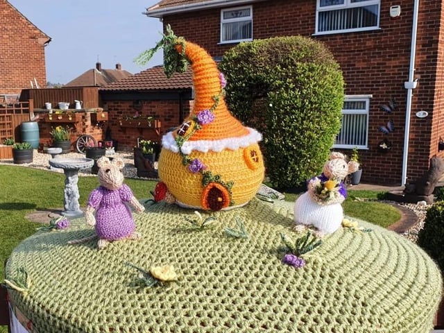 Warsop's whimsical postbox.