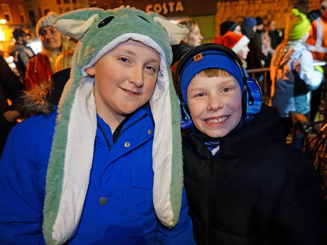 Declan Ranor and Oliver Braddow at the event