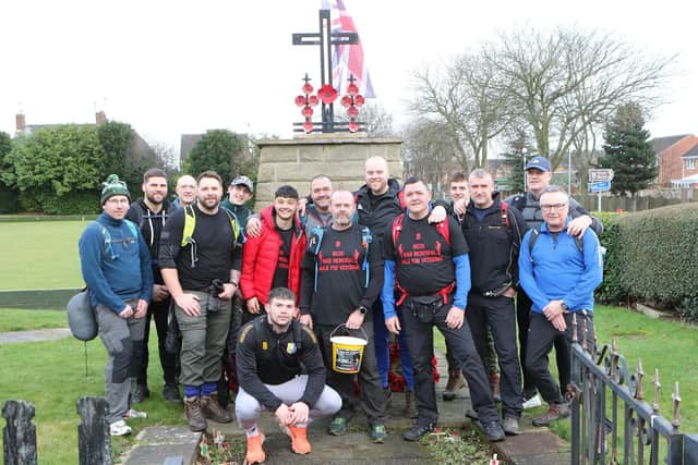 The team at Clipstone War Memorial