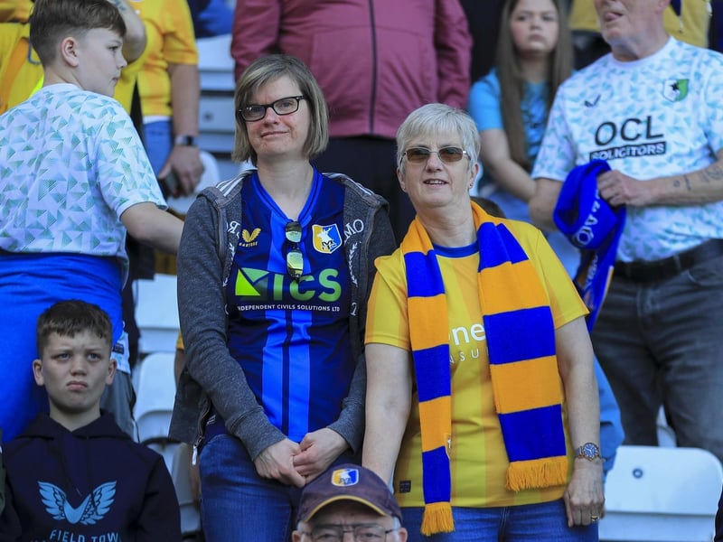 Mansfield Town fans ended their away season with defeat at Birmingham City.