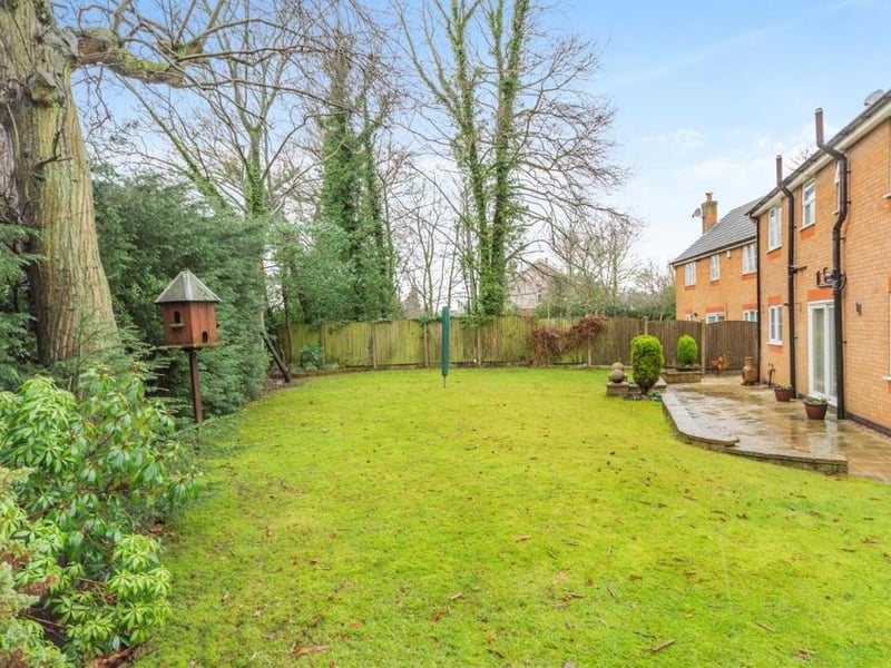 Another shot showing the delights of the garden at the New Mill Lane property. Much like the house itself, it offers space and privacy.