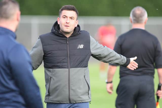 AFC Mansfield manager Phil Buxton.