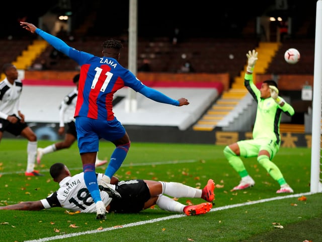 Fulham's shots: 16. Fulham's xG: 1.04. Palace's shots: 14. Palace's xG: 2.69.