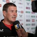 Mansfield Town manager Nigel Clough post match interview
Photo credit should read : Chris & Jeanette Holloway / The Bigger Picture.media