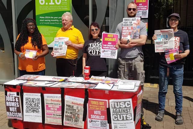 Mansfield Carnival - TUSC  Campaign Stall