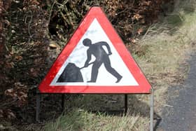 Motorists are urged to be aware of roadworks.