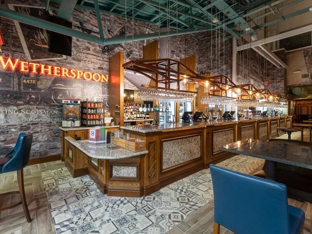 A popular drinking spot for holidaymakers.