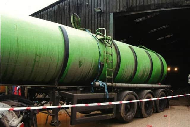 The tanker.