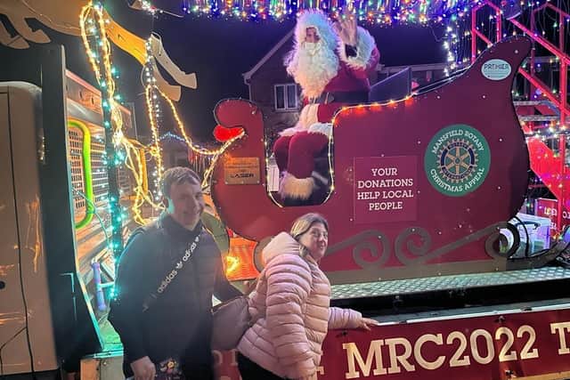 Mansfield Rotary club has thanked the community for support over Christmas with festive fundraising.