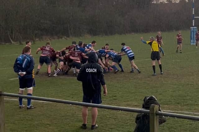 Mansfield on their way to defeat against Southwell.
