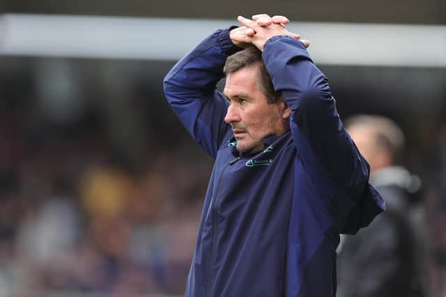 Mansfield Town manager Nigel Clough - frustrated by refereeing standards.