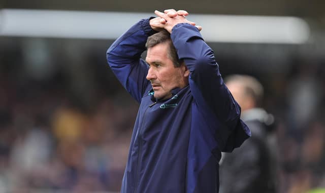 Mansfield Town manager Nigel Clough - frustrated by refereeing standards.