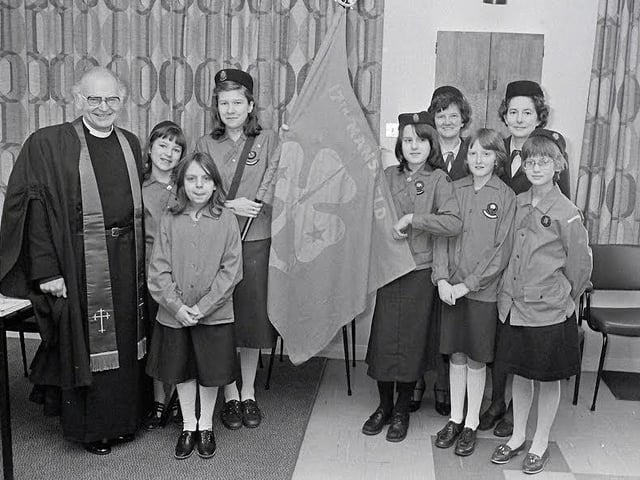 The Mansfield 17th Guides with their new Standard