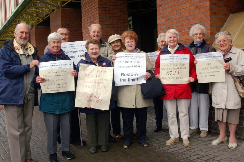 Mansfield Pensioners Protest in 2002 - did you take part?