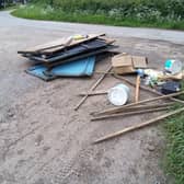 Fly-tipped waste is becoming a problem in Shirebrook. Picture: Bolsover Council