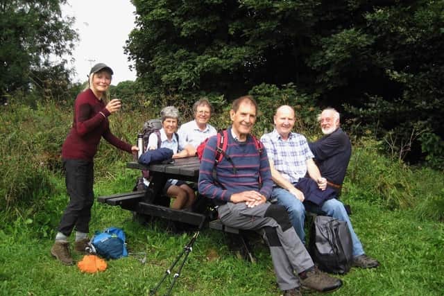 Members of Sutton Rambling Club.