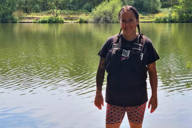 Brinsley resident Sarah Wade walked seven miles a day during August.