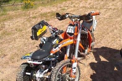 Nottinghamshire Police's off-road team carried out patrols targeting 'nuisance' bikers in Mansfield at the weekend. Photo: Nottinghamshire Police.