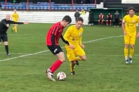 Action from Saturday's encounter.