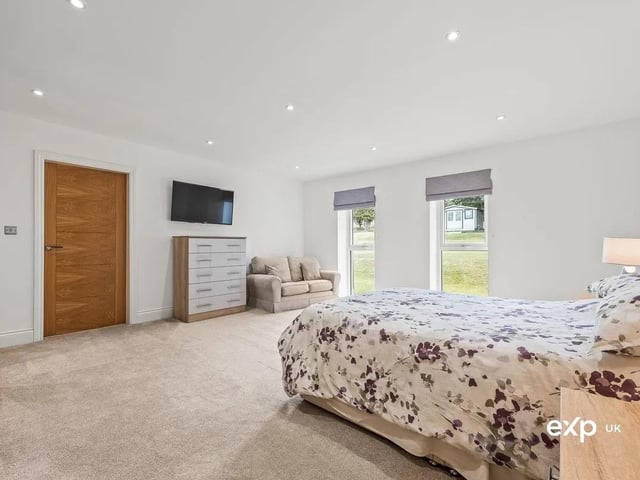 One of four spacious bedrooms in the stunning property