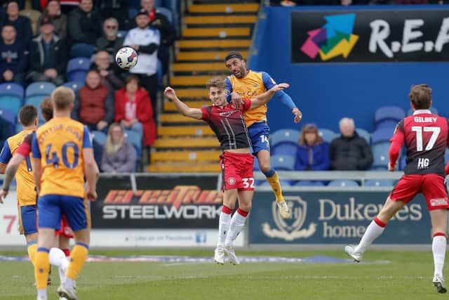 Stags tough out a win on Saturday against Stevenage - next up are champions Leyton Orient. Photo by Chris & Jeanette Holloway / The Bigger Picture.media