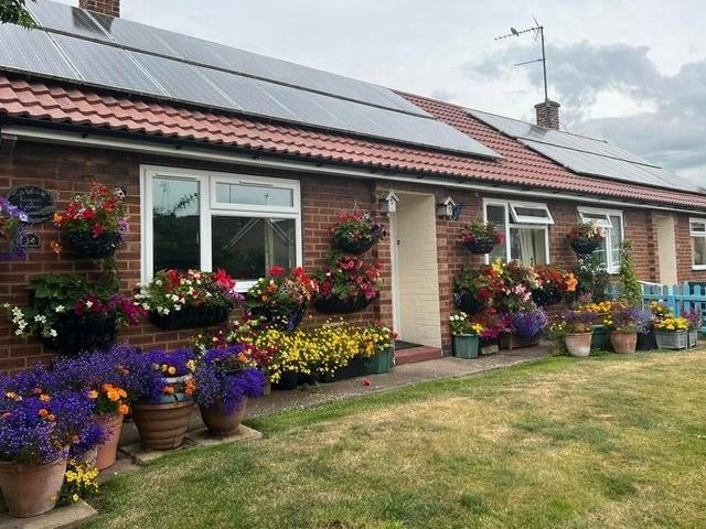 Residents were praised for well-maintained gardens.