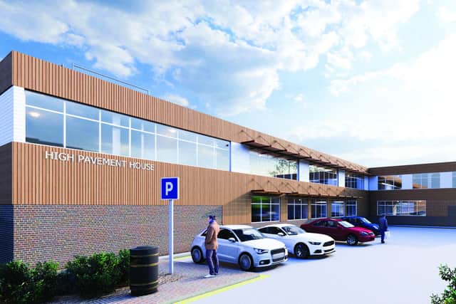 An artist's impression of how the transformed building will look.