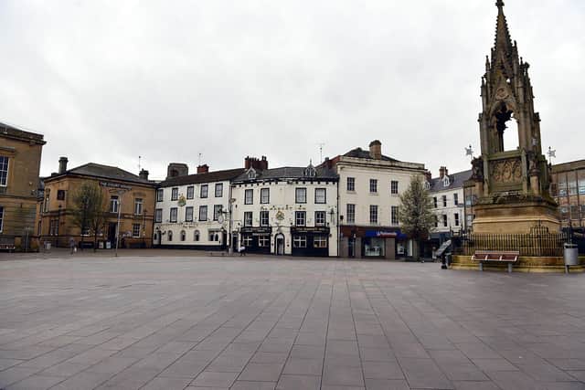 The assault happened in Mansfield town centre. Photo: Brian Eyre
