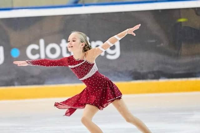 Mansfield ice skater Darja Pilace received a share of the fund.