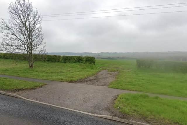 The housing estate plans are for farmland off Peafield Lane in Mansfield Woodhouse. (PHOTO BY: Google Maps)