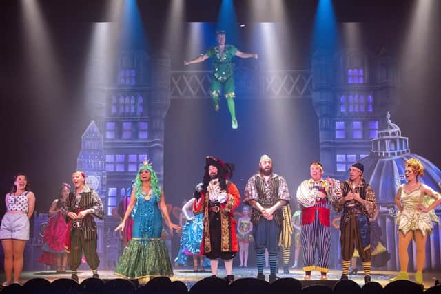 The cast of Peter Pan. Picture: Tracey Whitefoot.