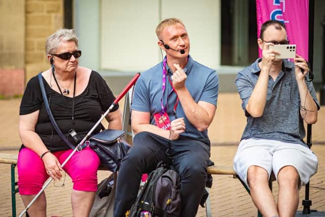 Live Audio Description means blind and partially sighted visitors can better enjoy performances