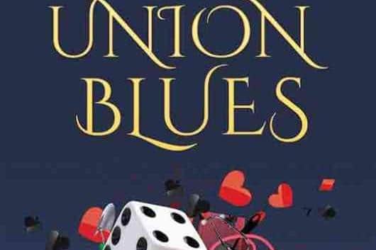The cover of K.L.Loveley's latest book, 'Union Blues', a thriller, which is released later this month.