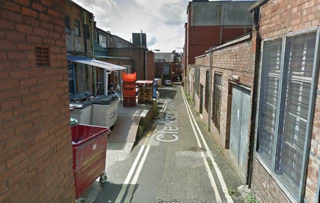 Clerkson’s Alley in the town centre: 23 offences